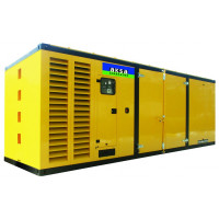 Дизельный генератор Aksa APD880M в кожухе
